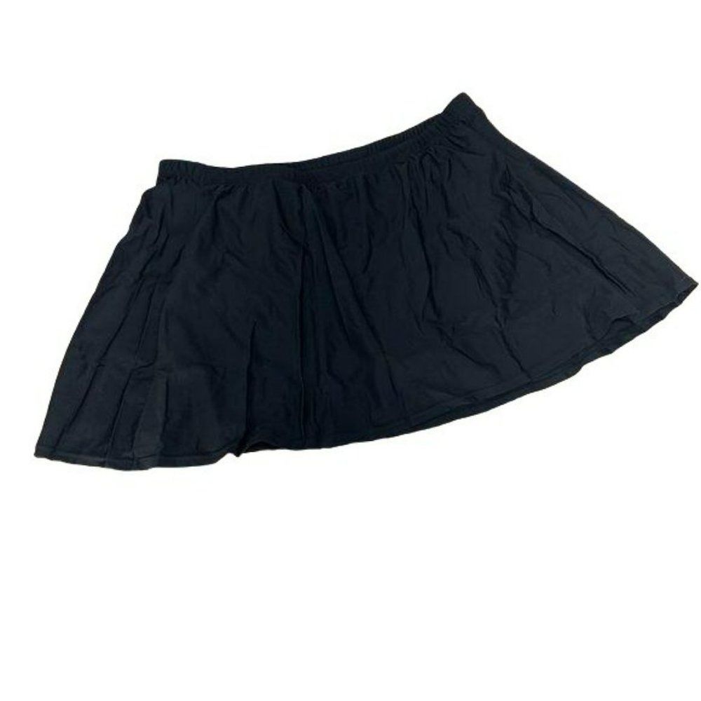 Swimsuit For All Women's Black Skort Swimwear Swimsuit Size 18
